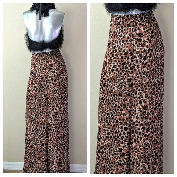 "WHIMSICAL" Pull On Elastic @ Waistline Pom Pom Detail Bohemian Palazzo Pants - Picture 14 of 14